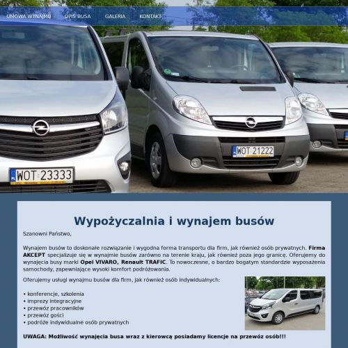 Wypożyczalnia busów dla firm - Warszawa