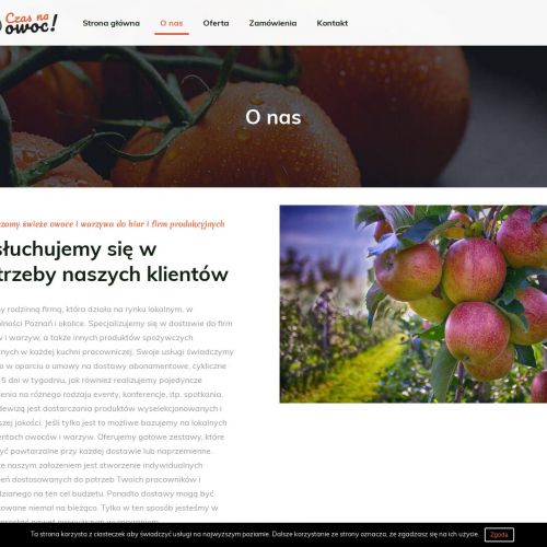 Dostawa owoców do firmy - Poznań