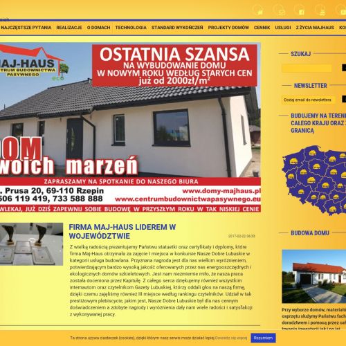 Projekty domów jednorodzinnych lubuskie w Sulechowie