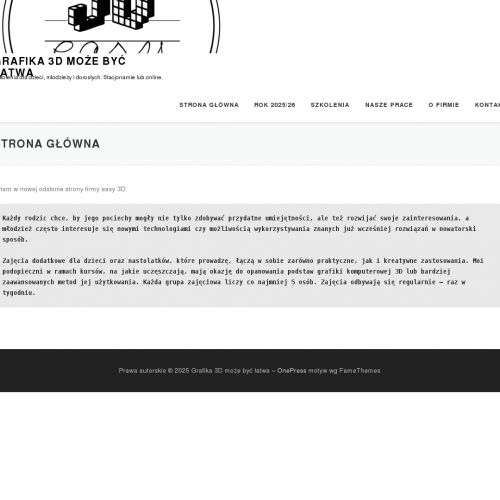 Mińsk Mazowiecki - szkolenie blender