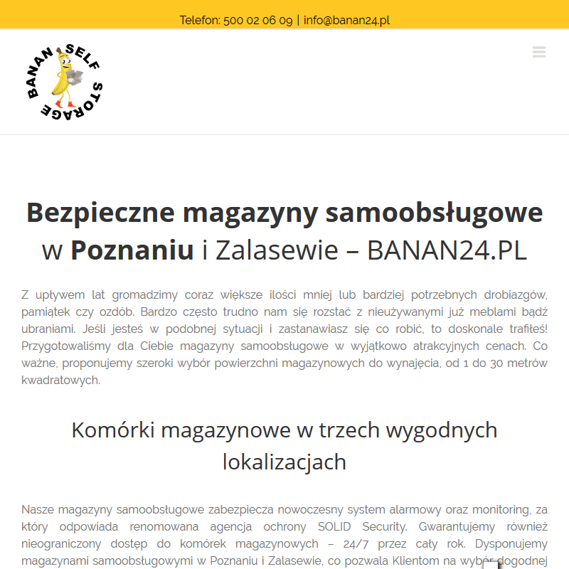 Poznań - magazyn do wynajęcia