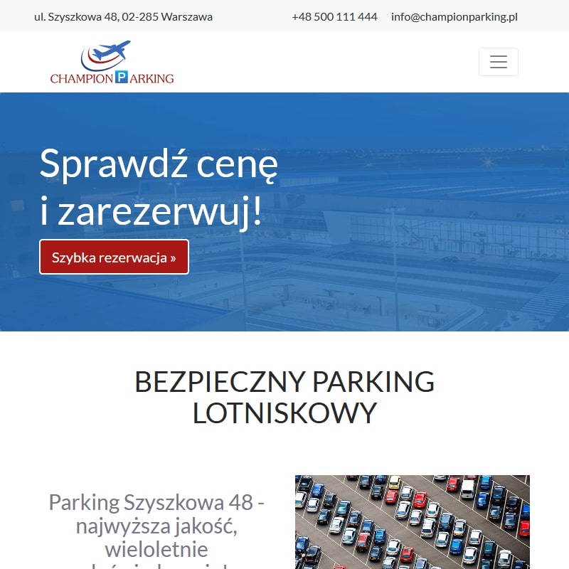 Okęcie parking w Warszawie