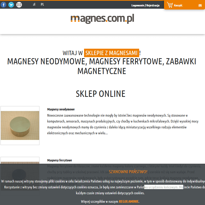 Wrocław - okrągłe magnesy