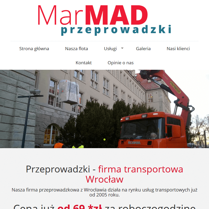 Transport szaf serwerowych - Wrocław