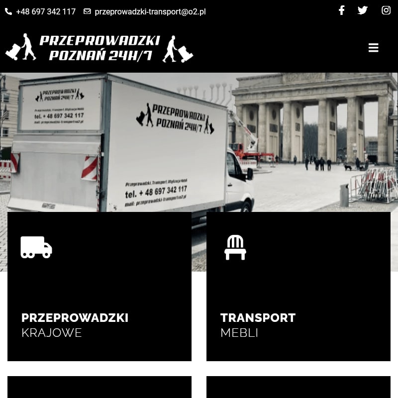Taxi bagażowe - Kraków